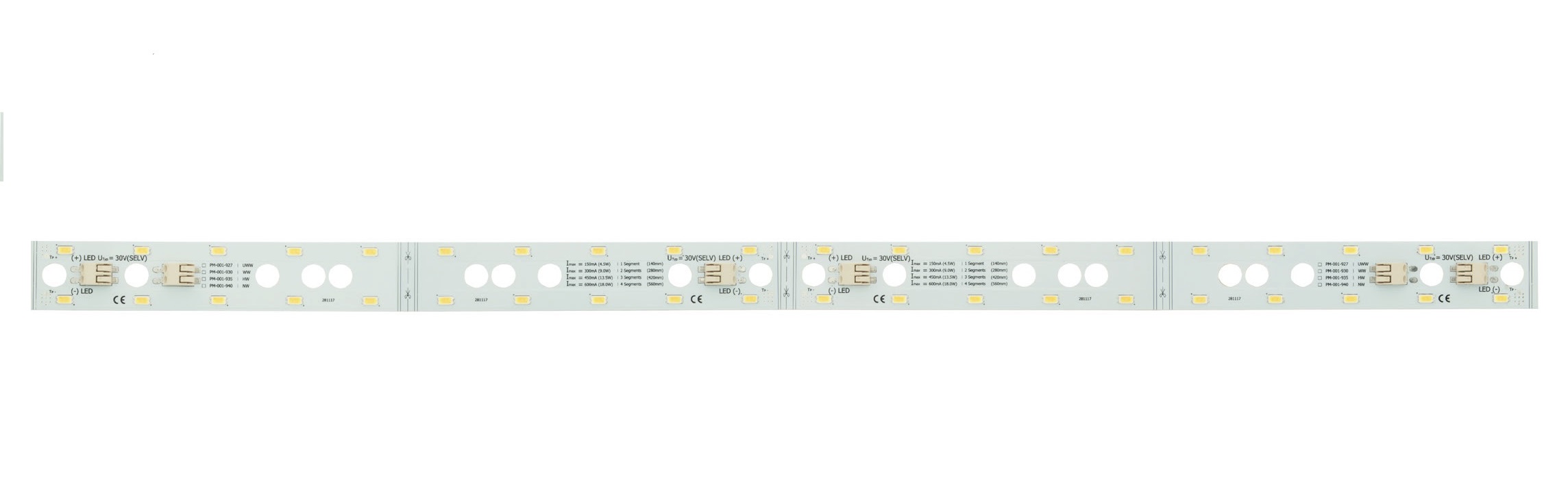 LED Platinen Modul 18 UWW (Ultra Warm Weiss)-IP20,CRI/RA 90+