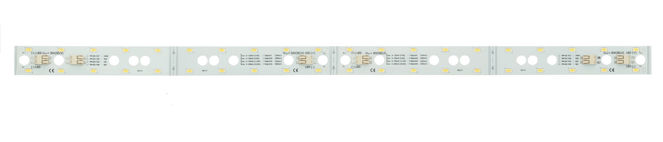 LED Platinen Modul 18 WW (Warm Weiss) - IP20, CRI/RA 90+