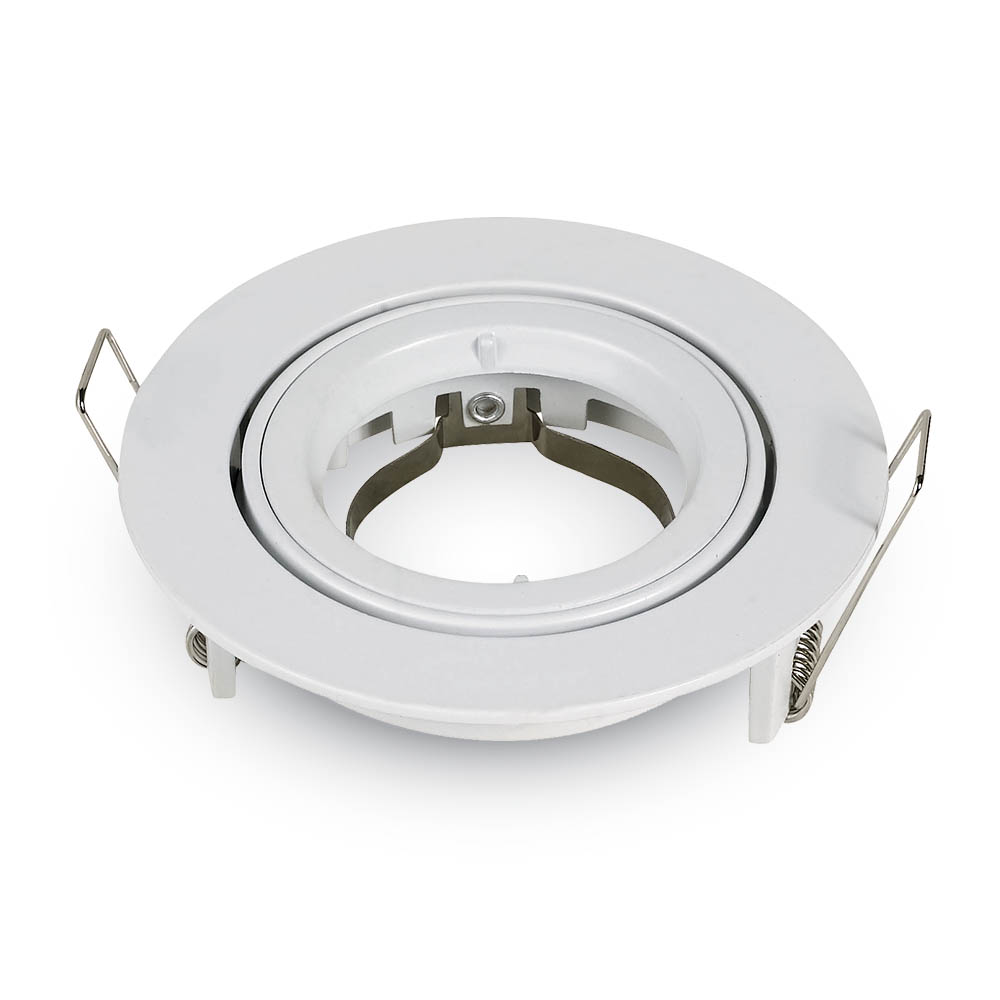 Recessed spot GU10 round, white