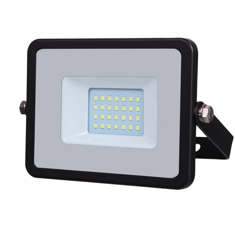 LED Floodlight 20W, 840, 1600lm, IP65, 230V, black