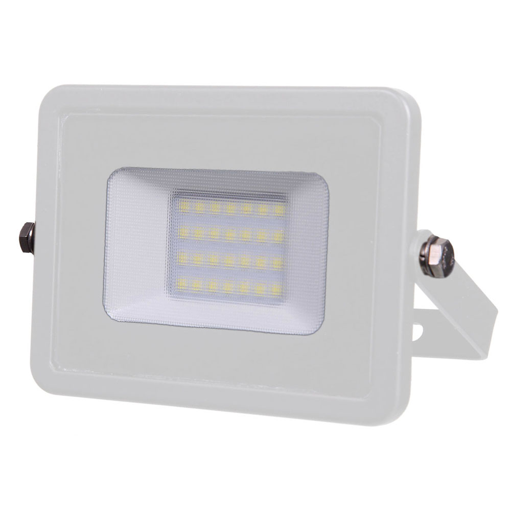 LED Floodlight 20W 1600lm 3000K 220-240V IP65 100° white