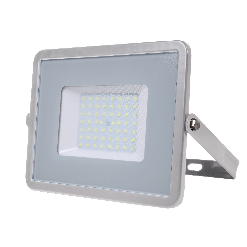 LED Floodlight 50W 4000lm 3000K 220-240V IP65 100° grey