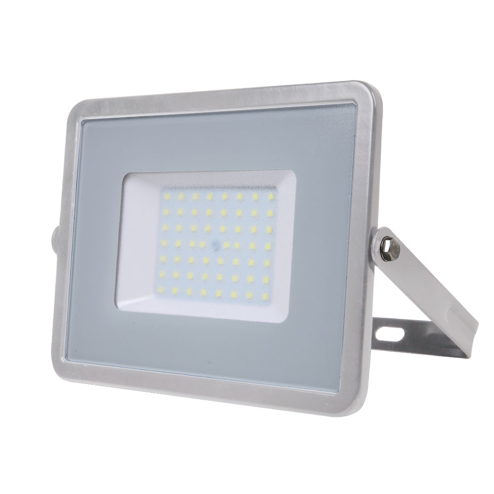 LED Floodlight 50W 4000lm 6400K 220-240V IP65 100° grey
