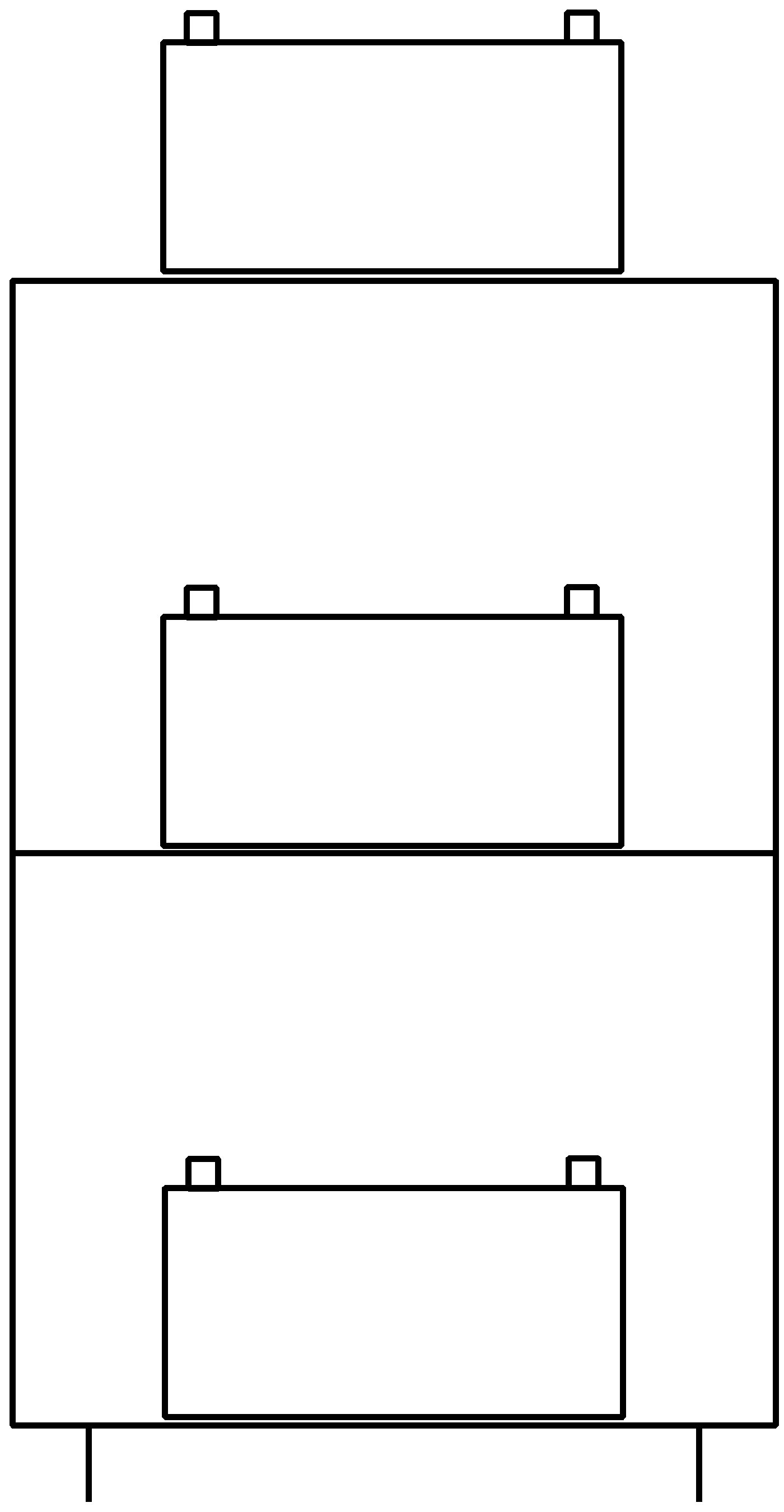 cadru baterii 18xNLBA100 - NLBA250 pana la 850x1650x590mm