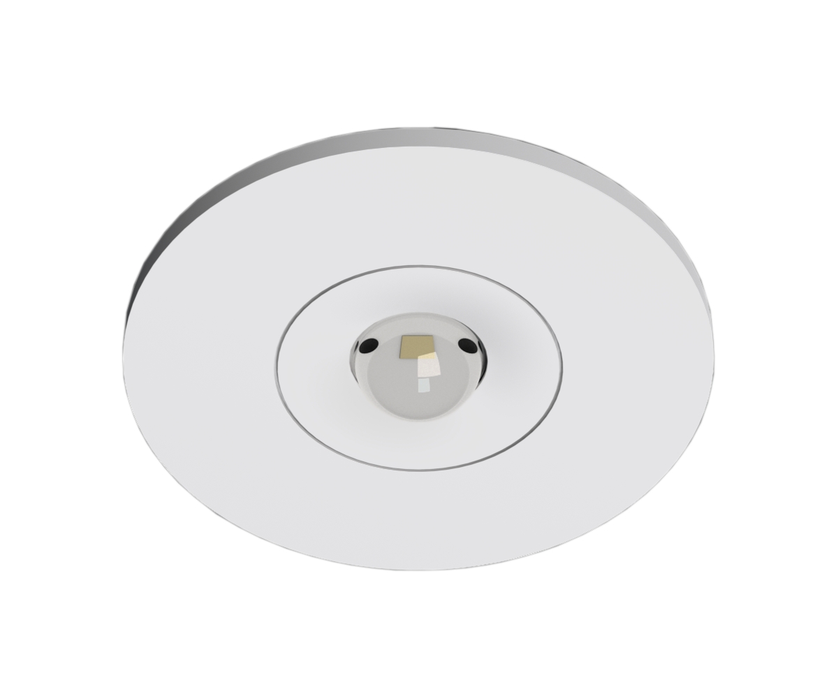 Emergency luminaire EE 1x1W ERT-LED 230V AC/DC radial illum.