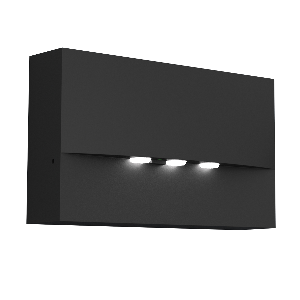 Emergency luminaire WAF anthracite 3x1W ERT-LED 3h 230V AC