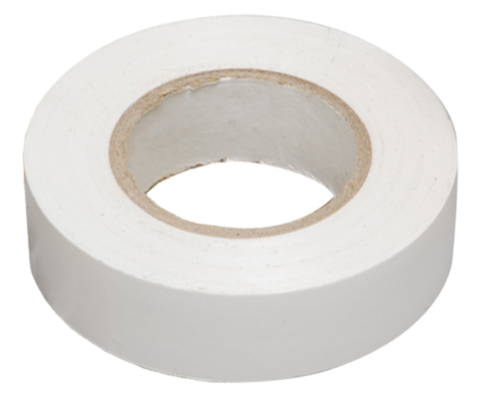 Insulation tape 0,13?15mm white 10m