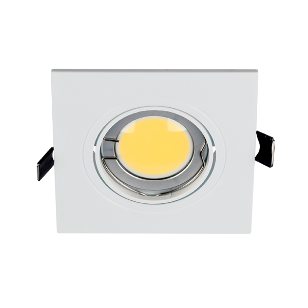 LED PL. SQUARE DOWNLIGHT LEDCOB 7W 4000K WHITE