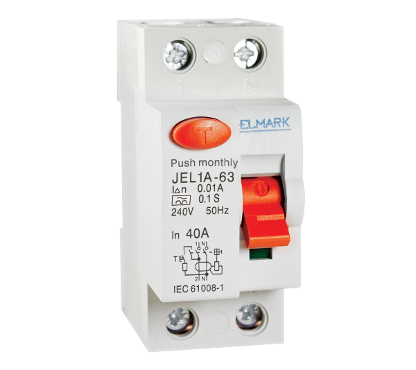 RESIDUAL CURRENT DEVICE JEL1A 2P 20A/30mA