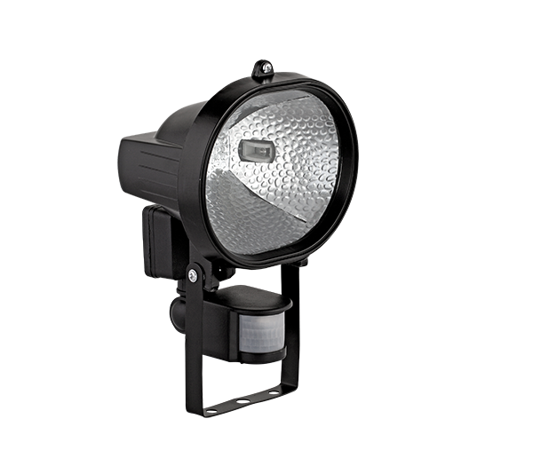 Proiector halogen HVO500S+senzor 500W R7s negru