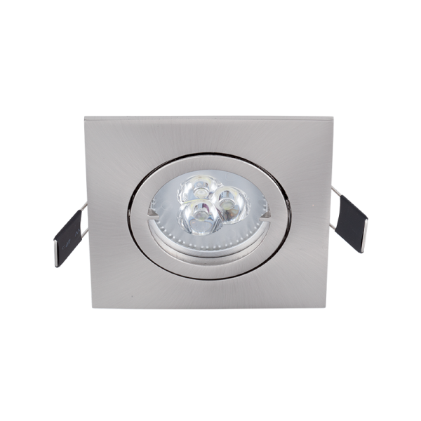 LED METAL SQUARE DOWNLIGHT LED3X2W 2700K SN