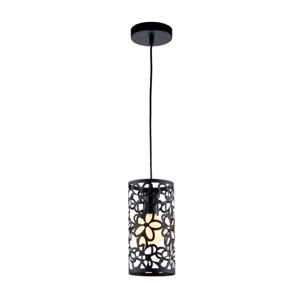 JANIS-1A PENDANT 1XE27 BLACK D130mm