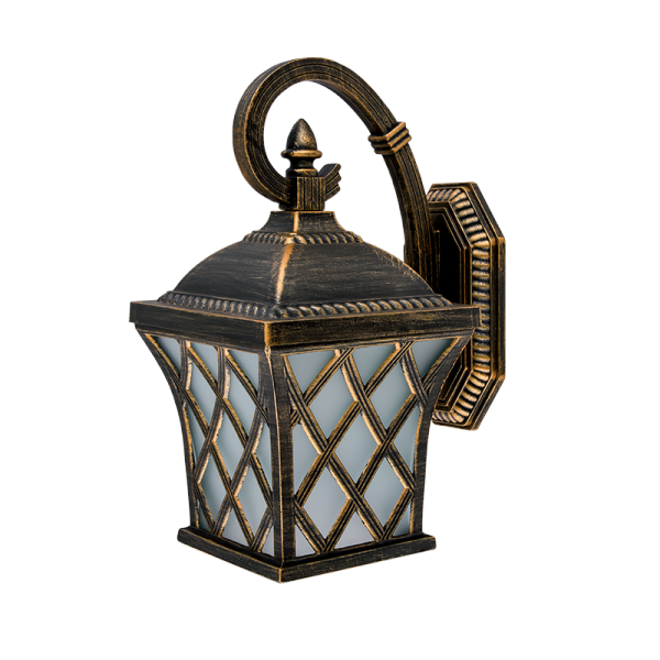 JOSH 402 LANTERN DOWN 1XE27 ANTIQUES BRASS