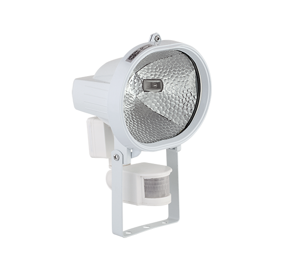 Proiector halogen HVO500S+senzor 500W R7s alb