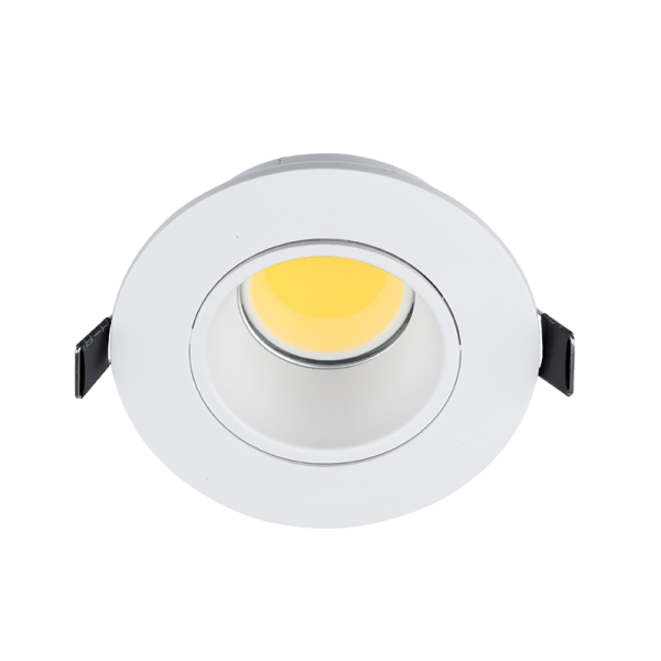 LED PL. ROUND DOWNLIGHT LEDCOB 7W 4000K WHITE