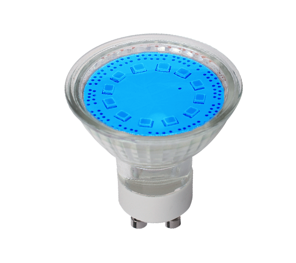 LED SMD2835 3W GU10 230V 3000K BLUE