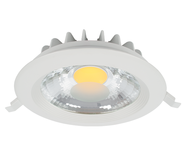 RDLCOB ROUND DOWNLIGHT 30W 4000K-4300K 230V WHITE