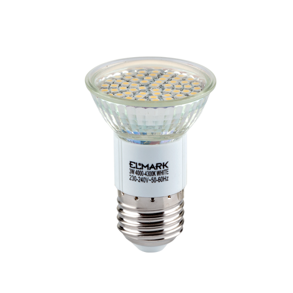 BEC CU LED60SMD3528 3W E27 230V LUMINA RECE