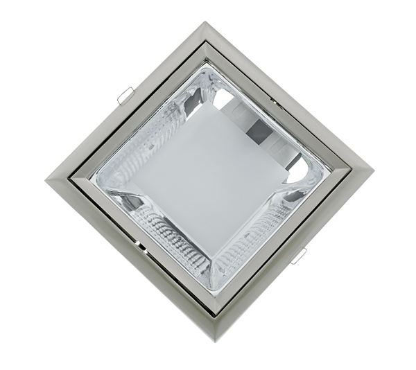 GL 204+LED PLC LAMP 2X10W 2700K-3000K SATIN NICKEL