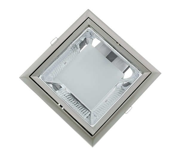 GL 204+LED PLC LAMP 2X10W 4000K-4300K SATIN NICKEL