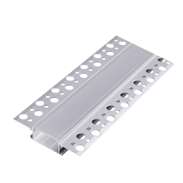 ALUMINUM LED PROFILE DP65 RECESSED MOUNTING