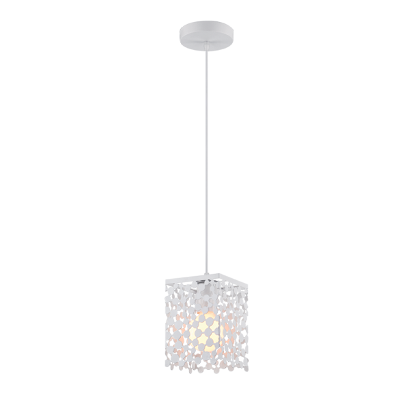 JANIS-1B PENDANT 1XE27 WHITE 130X130mm