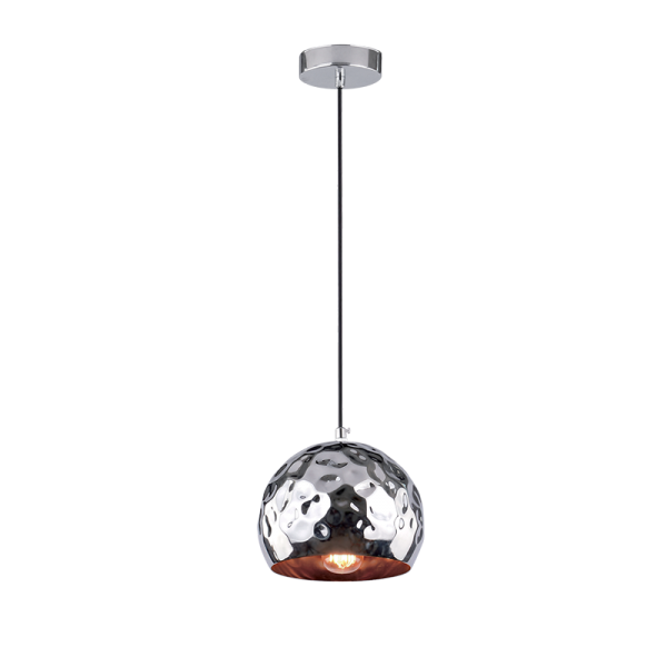 HAMMER-1B PENDANT 1XE27 CHROME D180mm