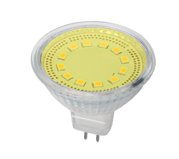 Bec cu leduri LED20 GU5.3,1.5W,12V lumina galbena