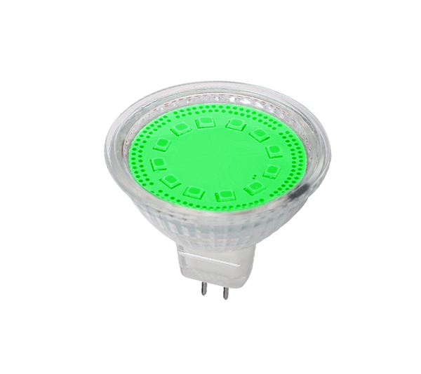 Bec cu leduri LED20 GU5.3,1.5W,12V lumina verde