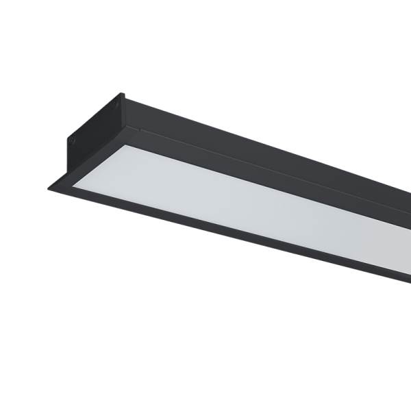 PROFIL LED INCASTRAT S48 32W 4000K 1500MM NEGRU