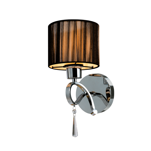 LILLY WALL LAMP 1XE27 CHROME 220X330mm