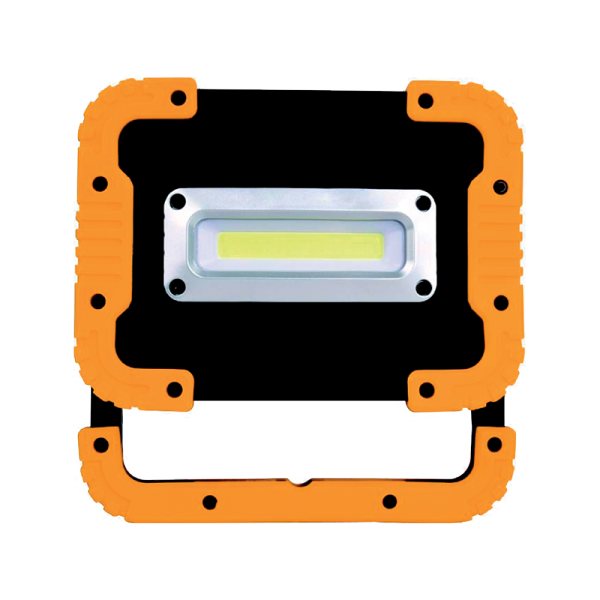 PORTABLE FLOODLIGHT WITH BATTERY 4XAA10W ORANGE