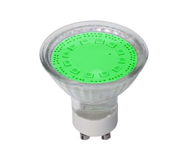 LED SMD2835 3W GU10 230V 3000K GREEN