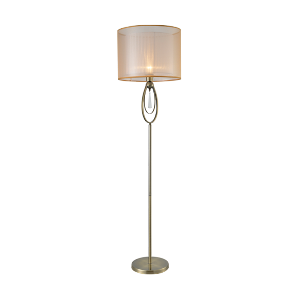 MERY FLOOR LAMP 1XE27 ANTIQUE BRASS D400X1565mm