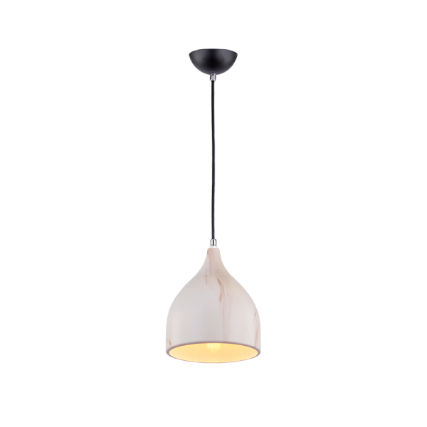 MARBLE-1C PENDANT 1XE27 WHITE D170mm