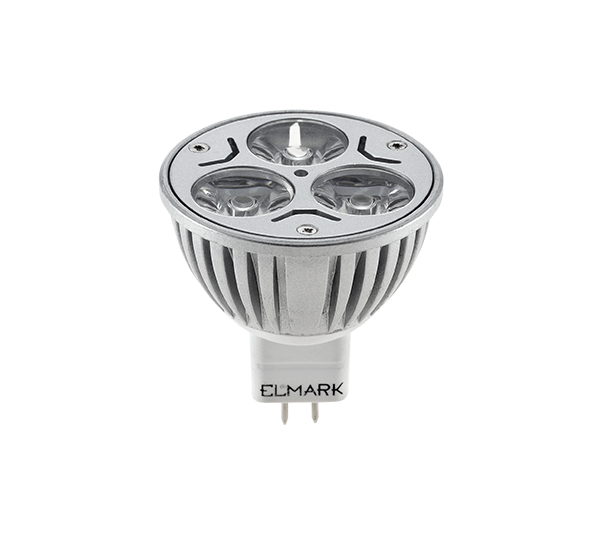 Bec cu leduri LED3 GU5.3,3W,12V lumina calda