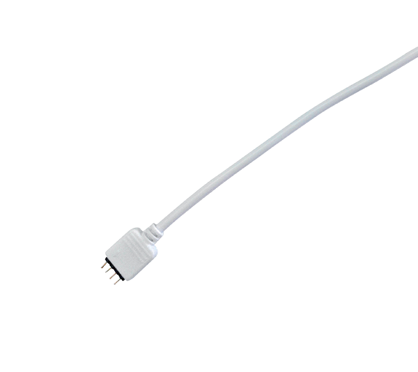 4pin connector with cable 20cmm color:white
