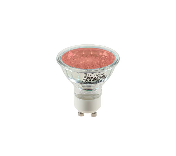 Bec cu leduri LED20 GU10,1.5W,230V lumina rosie