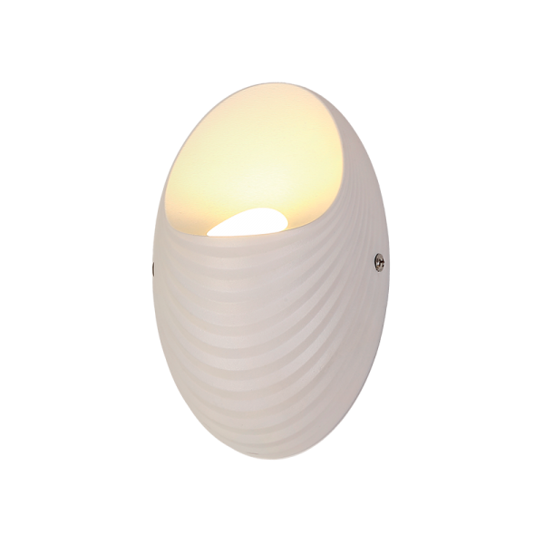 APLICA LED PERETE SHELL 5W/ 500LM/ 4000K ALBA