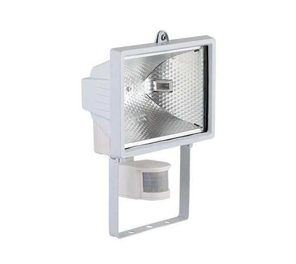 Proiector halogen HV500S+senzor 500W R7s alb