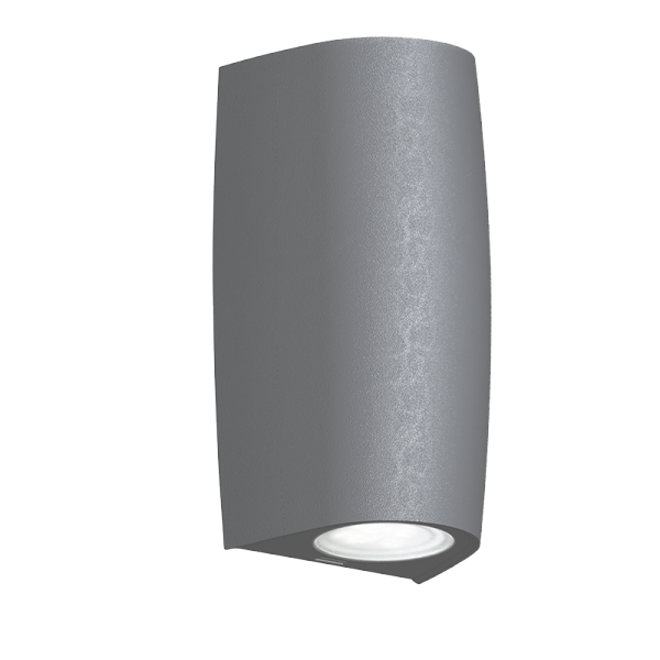 MARTA 90 1L FACADE FIXTURE 1XGU10 IP55 GREY