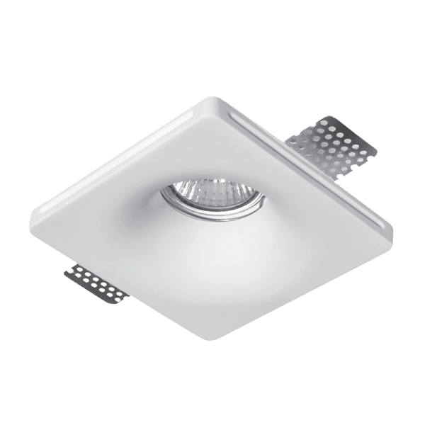 GYPSUM DOWNLIGHT SQUARE D40mm GU10