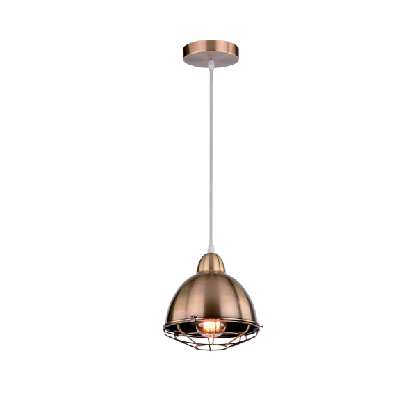 TYLER-1B PENDANT 1XE27 ANTIQUE BRASS D195mm