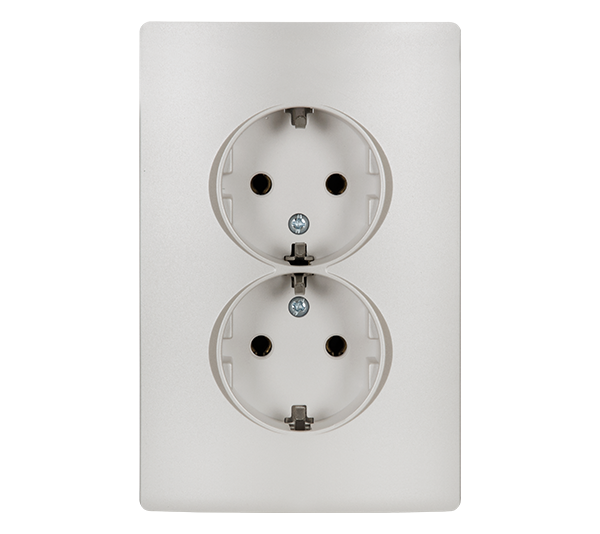 ELMARK RHYME GERMAN TYPE SOCKET (DOUBLE) WHITE MET