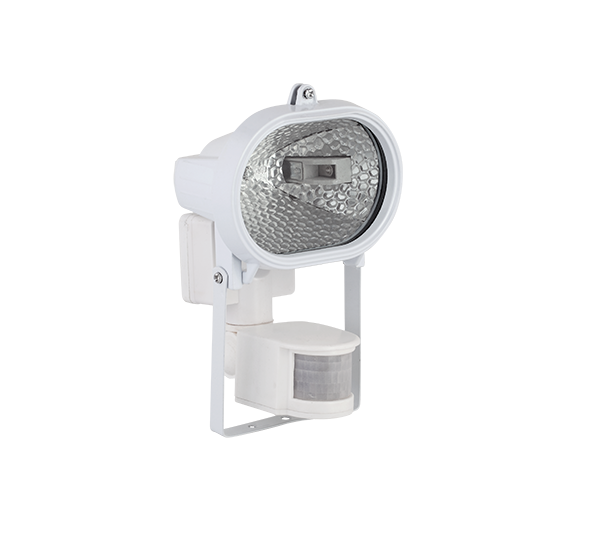 Proiector halogen HVO150S+senzor 150W R7s alb