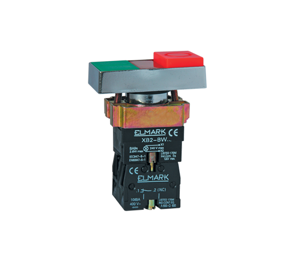 EL-2-BW8475 24V 1NO+1NC RED AND GREEN+LED INDICAT